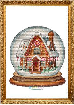 Les Petites Croix De Lucie - Snow Ball Gingerbread House 