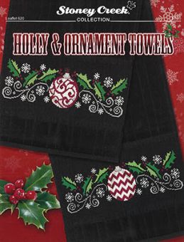 Stoney Creek Collection - Holly & Ornament Towels 