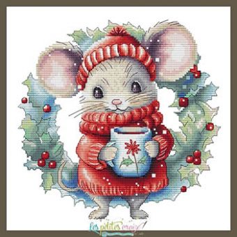 Les Petites Croix De Lucie - Christmas Mouse 