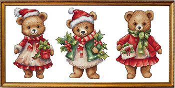 Les Petites Croix De Lucie - Christmas Bears 