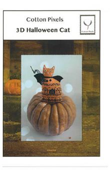 Cotton Pixels - 3D Halloween Cat 