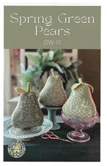 Annie Beez Folk Art - Spring Green Pears 