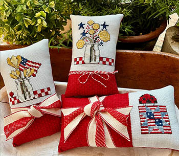 Amy Bruecken Designs - Red, White And Bloom 