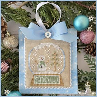 Country Cottage Needleworks - Pastel Collection 4 - Snow Globe 