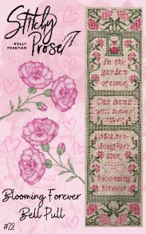 Stitchy Prose - Blooming Forever Bell Pull 