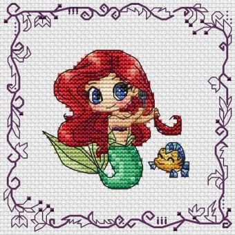 Les Petites Croix De Lucie - Baby Princess Ariel 