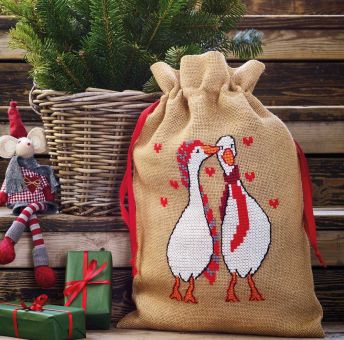 Permin Of Copenhagen - Christmas Sack with Geese 