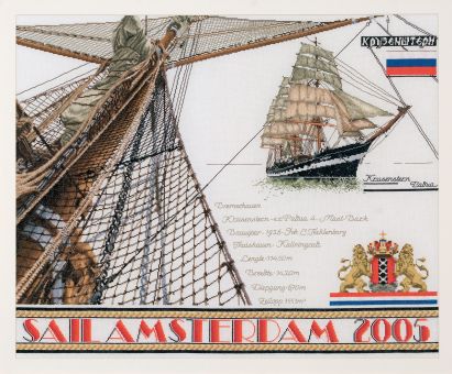 Thea Gouverneur - Kreuzstich-Set - Sail 2005 - Jobelan - 27 Count - 440 