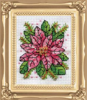 Design Works - Joy Poinsettia - get 10 % discount if you buy 3 or more kits of this series! 