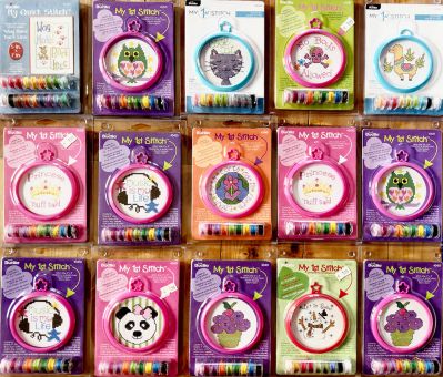 MEGA Super SALE! 15 x Bucilla beginners and children's embroidery kits at a special price for your next children's party! 