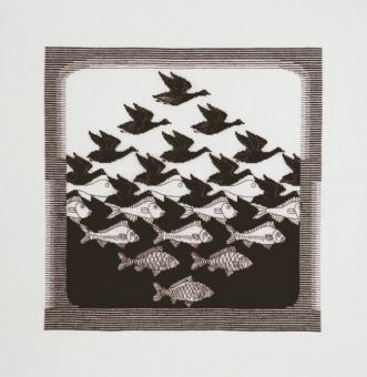 Permin Of Copenhagen - Vögel und Fische M. C. Escher 