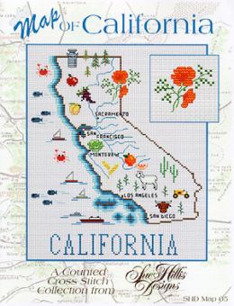 Sue Hillis Designs - California Map 