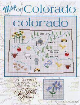 Sue Hillis Designs - Colorado Map 