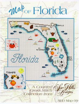 Sue Hillis Designs - Florida Map 