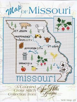 Sue Hillis Designs - Missouri Map 