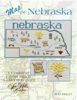 Sue Hillis Designs - Nebraska Map 
