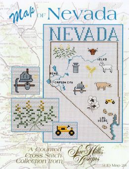 Sue Hillis Designs - Nevada Map 