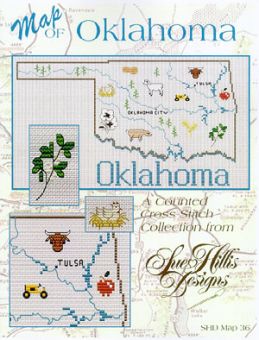Sue Hillis Designs - Oklahoma Map 