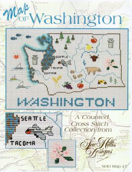 Sue Hillis Designs - Washington Map 