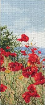 Super SALE Anchor Premier Collection - Clifftop Poppies View 