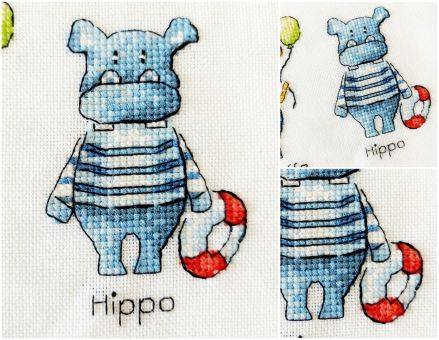 Artmishka Cross Stitch - Hippo 