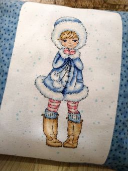 Artmishka Cross Stitch - Winter girl 