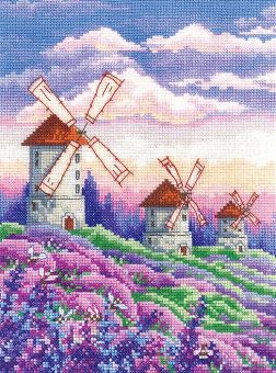 ANDRIANA - LANDSCAPE WITH WINDMILLS 