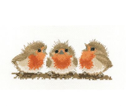 Heritage Stitchcraft - Ruffled Robins 