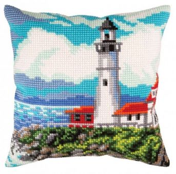 Collection D'Art - Lighthouse on the shore of the bay 