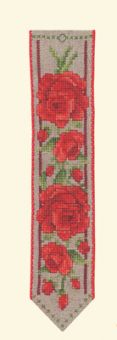 Le Bonheur des Dames - Bookmark Red Roses 