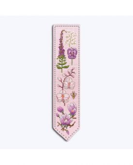 Le Bonheur des Dames - Bookmark Pink Flowers 