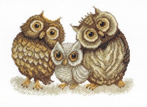 Charivna Mit - Family of owl 