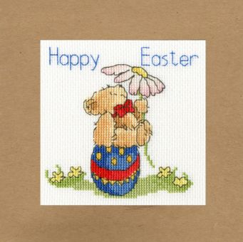 Bothy Threads - Easter Teddy Grußkarte 