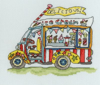 Super SALE! Bothy Threads - Sew Dinky Ice Cream Van 