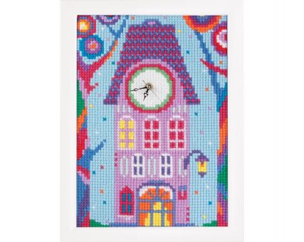 Collection D'Art - Clock Home where fairies live 