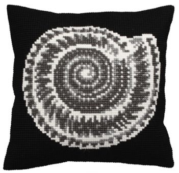 Collection D'Art Kreuzstichkissen - Ammonite 