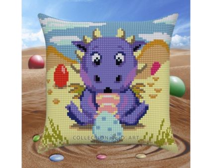 Collection D'Art Cross stitch cushion - In a desert 