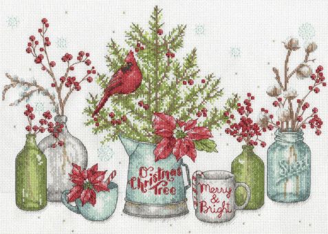 Dimensions Crafts -  Counted Cross Stitch: Birds and Berries 