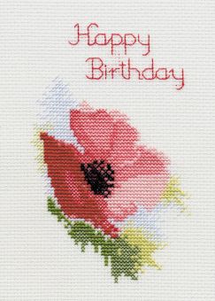 Derwentwater Designs - Greeting Card – Poppy 
