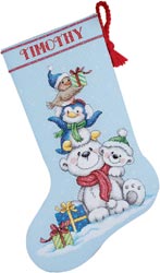Dimensions - Stack Of Critters Stocking 