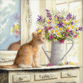 Dimensions Gold Collection - Kitten In The Window 