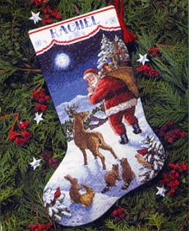 Dimensions Christmas - Santa´s Arrival Stocking 