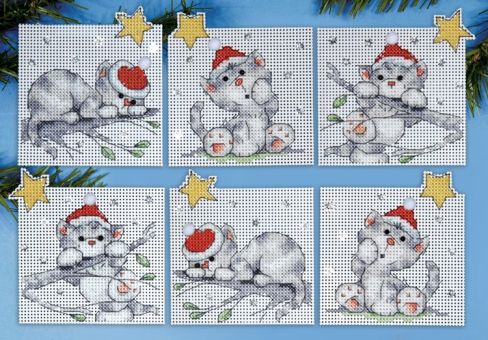 Design Works Crafts - Christmas Cats 