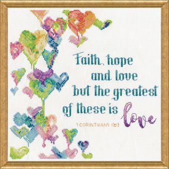 Design Works Crafts - Faith, Hope & Love 