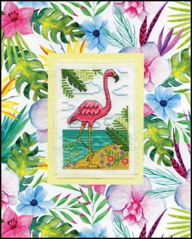 Design Works - Flamingo Stitch & Mat 