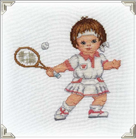Ellen Maurer-Stroh Sports Babies - Tennis Girl 