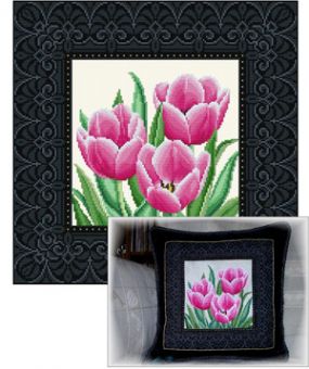Ellen Maurer-Stroh - Tulips Cushion 