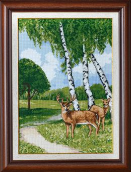 Expressions - Birches and reindeer 