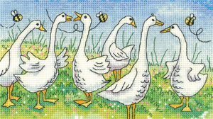 Heritage Stitchcraft - Gossiping Geese 