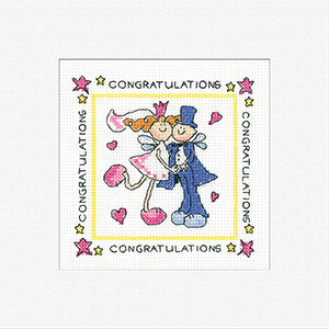 Heritage Stitchcraft Greeting Cards - Fairy Wedding 
